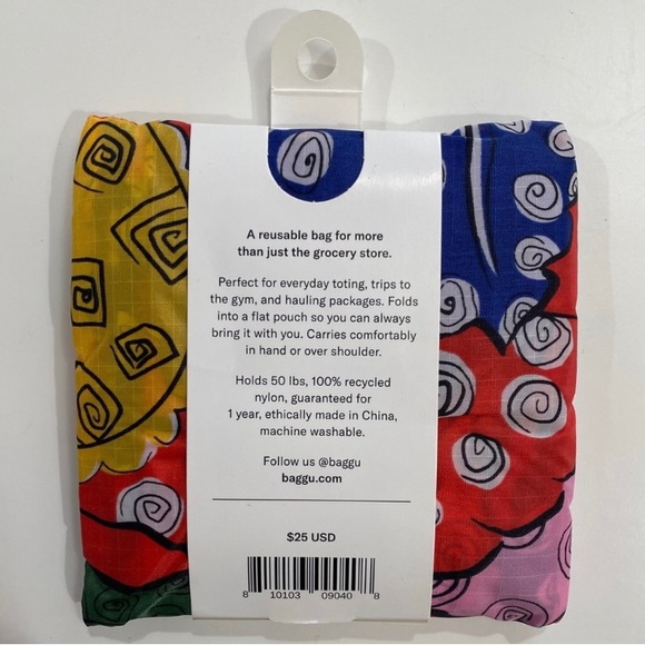 BAGGU x Mara Hoffman Standard‎ Nylon Tote Brand New - Picture 3 of 6